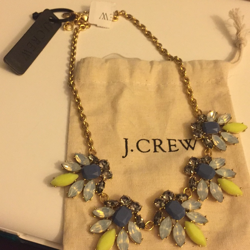 J.CREW Gemstone Statement Necklace